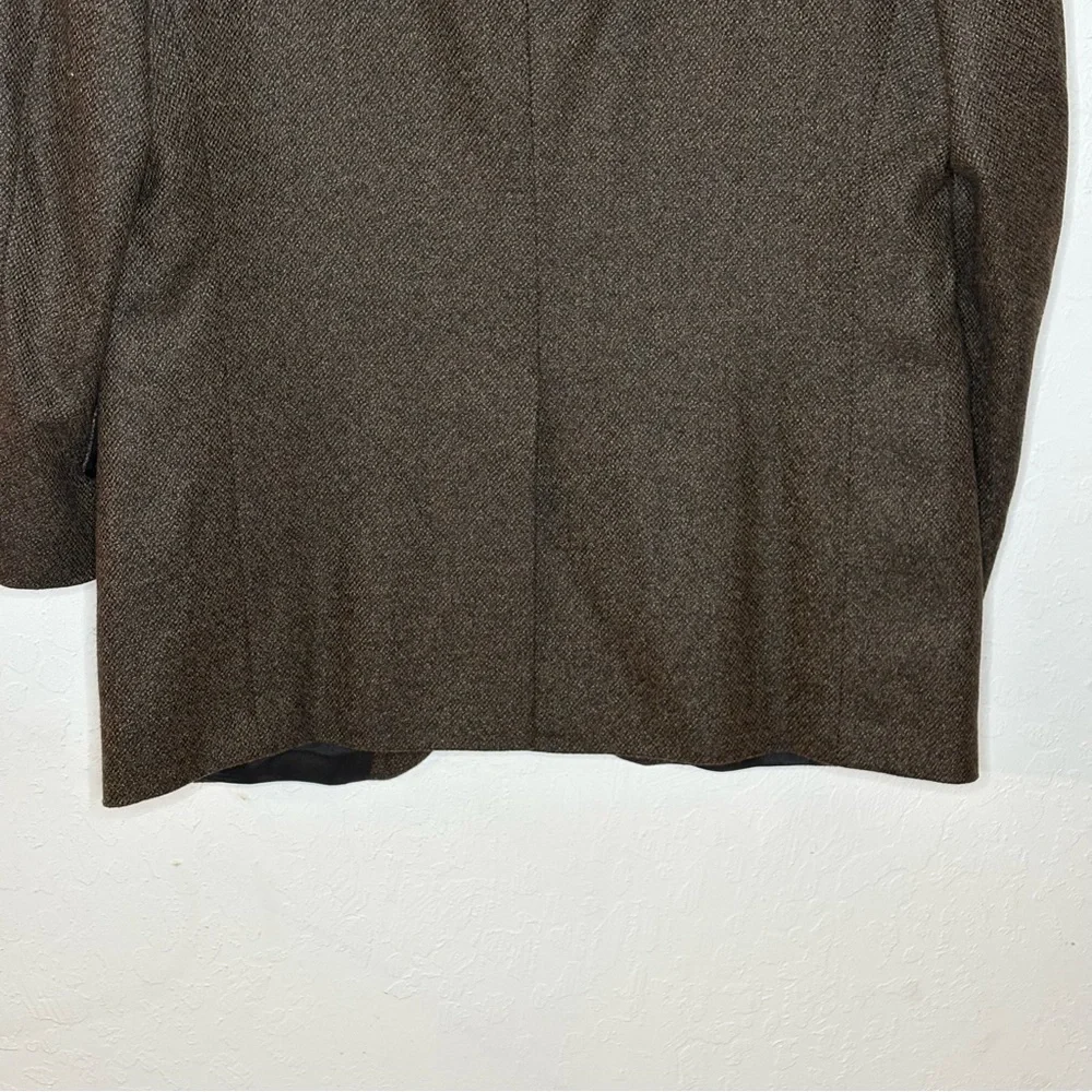 John W. Nordstrom‎ Wool Cashmere Blazer Jacket Mens 46 L-T Brown Sports Coat